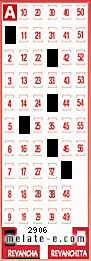 Volante ganador del sorteo 2906 de Revancha