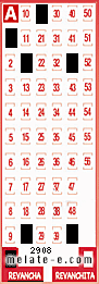 Volante ganador del sorteo de Revancha con fecha del domingo  18 de octubre de 2015