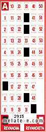 Volante ganador del sorteo de Revancha con fecha del miércoles  11 de noviembre de 2015