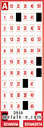 Volante ganador del sorteo de Revancha con fecha del domingo  22 de noviembre de 2015