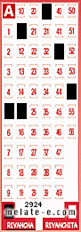 Volante ganador del sorteo de Revancha con fecha del domingo  13 de diciembre de 2015