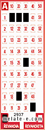 Volante ganador del sorteo 2937 de Revancha