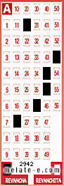 Volante ganador del sorteo de Revancha con fecha del domingo  14 de febrero de 2016