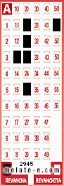 Volante ganador del sorteo de Revancha con fecha del miércoles  24 de febrero de 2016