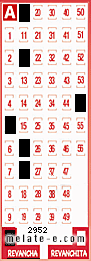 Volante ganador del sorteo de Revancha con fecha del domingo  20 de marzo de 2016