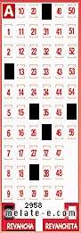 Volante ganador del sorteo de Revancha con fecha del domingo  10 de abril de 2016