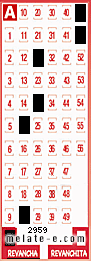 Volante ganador del sorteo de Revancha con fecha del miércoles  13 de abril de 2016