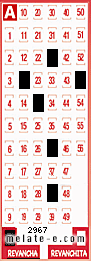 Volante ganador del sorteo 2967 de Revancha