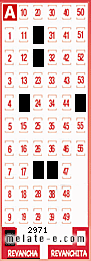 Volante ganador del sorteo 2971 de Revancha