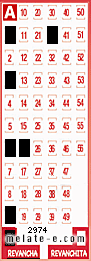 Volante ganador del sorteo 2974 de Revancha
