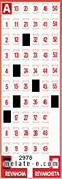 Volante ganador del sorteo 2978 de Revancha