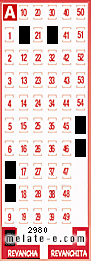 Volante ganador del sorteo 2980 de Revancha