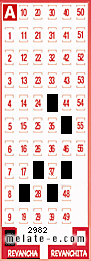 Volante ganador del sorteo 2982 de Revancha