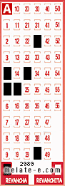 Volante ganador del sorteo 2989 de Revancha