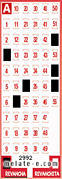 Volante ganador del sorteo 2992 de Revancha
