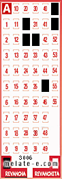 Volante ganador del sorteo 3006 de Revancha
