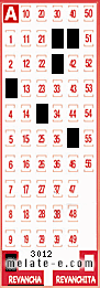 Volante ganador del sorteo 3012 de Revancha