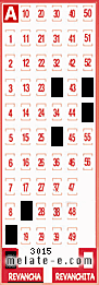 Volante ganador del sorteo 3015 de Revancha
