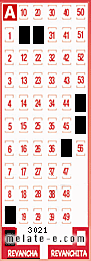 Volante ganador del sorteo 3021 de Revancha