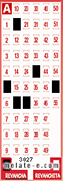 Volante ganador del sorteo 3027 de Revancha