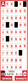 Volante ganador del sorteo 3031 de Revancha