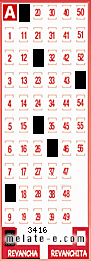 Volante ganador del sorteo 3416 de Revancha