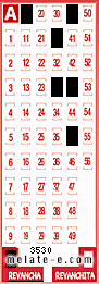 Volante ganador del sorteo 3530 de Revancha
