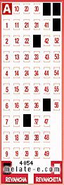 Volante ganador del sorteo 4054 de Revancha