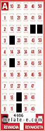 Volante ganador del sorteo 4086 de Revancha