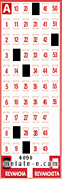 Volante ganador del sorteo 4090 de Revancha