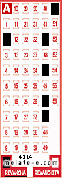 Volante ganador del sorteo 4114 de Revancha