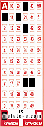 Volante ganador del sorteo de Revancha con fecha del domingo  28 de septiembre de 2025