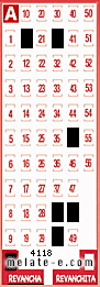 Volante ganador del sorteo de Revancha con fecha del domingo   5 de octubre de 2025