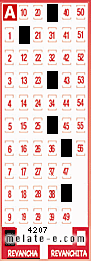 Volante ganador del sorteo 4207 de Revancha