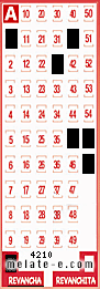 Volante ganador del sorteo 4210 de Revancha
