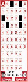 Volante ganador del sorteo 4222 de Revancha