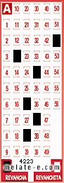 Volante ganador del sorteo de Revancha con fecha del domingo   7 de junio de 2026