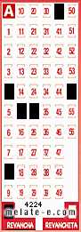 Volante ganador del sorteo de Revancha con fecha del miércoles  10 de junio de 2026