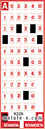 Volante ganador del sorteo de Revancha con fecha del domingo  14 de junio de 2026
