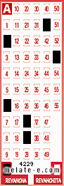 Volante ganador del sorteo de Revancha con fecha del domingo  21 de junio de 2026