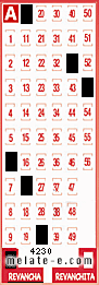 Volante ganador del sorteo de Revancha con fecha del miércoles  24 de junio de 2026