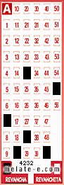Volante ganador del sorteo 4232 de Revancha