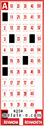 Volante ganador del sorteo 4234 de Revancha