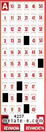 Volante ganador del sorteo 4237 de Revancha