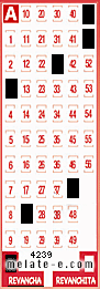 Volante ganador del sorteo de Revancha con fecha del miércoles  15 de julio de 2026
