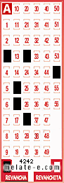 Volante ganador del sorteo de Revancha con fecha del miércoles  22 de julio de 2026