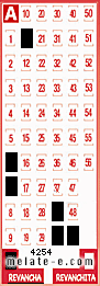 Volante ganador del sorteo 4254 de Revancha
