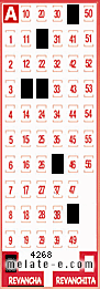 Volante ganador del sorteo de Revancha con fecha del domingo  20 de septiembre de 2026
