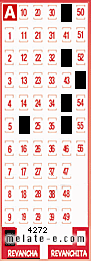 Volante ganador del sorteo 4272 de Revancha