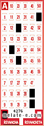 Volante ganador del sorteo de Revancha con fecha del viernes   9 de octubre de 2026